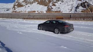 Passat b8 pirelli sottozero 3 snow test [upl. by Honora]