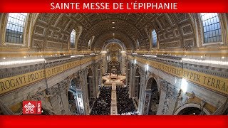 Pape François Messe de l’Épiphanie du Seigneur 20190106 [upl. by Eelesor]