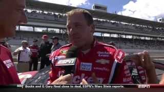 Ryan Newman Earns Pole Position  Brickyard 400 [upl. by Eskil161]