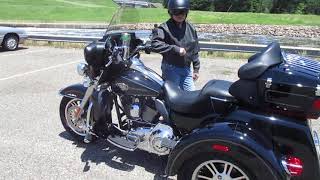 Harley Tri Glide first ride and first impressions [upl. by Sirenay]