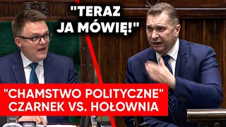 quotChamstwo politycznequot Czarnek z mównicy uderzył w Hołownie [upl. by Jermyn]