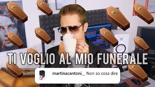 Canto Commenti su TI VOGLIO AL MIO FUNERALE  Nuela [upl. by Relyhs176]