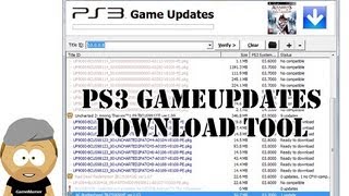 PS3 Game Updates Download Tool Tutorial [upl. by Treharne330]