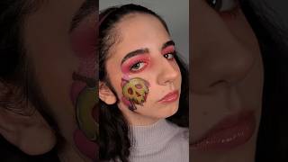 Halloween Apple Makeup Transformation 🍎 [upl. by Sower]