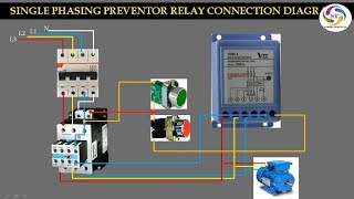 single phasing preventor wiring VSP2 and practically demonstrationMINILECVSP2 [upl. by Meredithe]