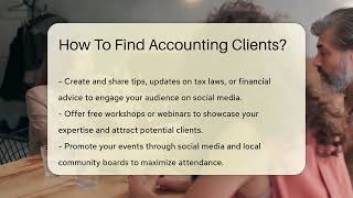 How To Find Accounting Clients  BusinessGuide360com [upl. by Iad]