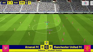 eFOOTBALL PES 2024 MOBILE GAMEPLAY🔥🔥 ARSENAL vs MANCHESTER UNITED [upl. by Waylin]