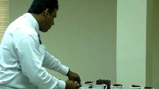 Dilan Wijesekera tea taster from Colombo in Action [upl. by Meggs]