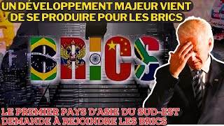 ENFIN ARRIVÉ LA THAÏLANDE DEVIENT LE PREMIER PAYS DASIE DU SUDEST À DEMANDER LADHÉSION AUX BRICS [upl. by Tolliver]