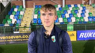 Jake Canavan scores the second goal  TNS FC 2 Aberystwyth Town 0 [upl. by Connors675]