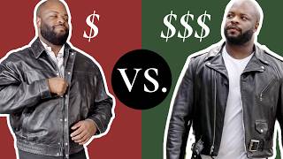 Cheap vs Expensive Leather Jackets [upl. by Sager]