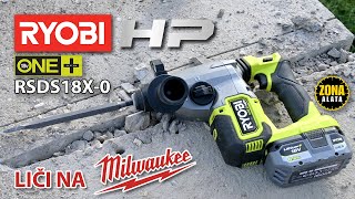 Ryobi RSDS18X Busilica za beton kao Milwaukee [upl. by Eednil]