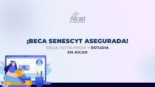 ¡Beca Senescyt ASEGURADA Sigue estos PASOS y Estudia en AICAD [upl. by Ydnolem251]