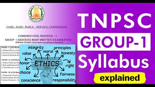 How to Study ETHICS Syllabus Explained  TNPSC Group 1 Exam  Mr Naveen Kumar BTech NIT Bhopal [upl. by Durwin25]