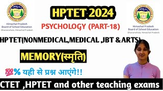 HPTET PSYCHOLOGY PREPARATION 2024 hptet PSYCHOLOGY notes viral virel cdp ctetnotes [upl. by Latona]