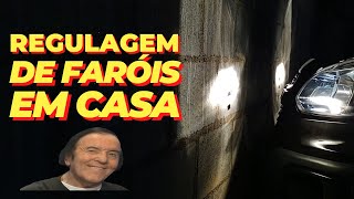 REGULAGEM dos FARÓIS em CASA  RÁPIDO E SIMPLES [upl. by Googins]