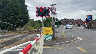 Sleaford east level crossing 300824 [upl. by Nohsyar407]