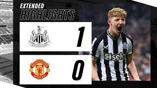 Newcastle United 1 Manchester United 0  EXTENDED Premier League Highlights [upl. by Namolos]