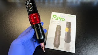 P3 Pro Adjustable Stroke Wireless Pen Tattoo Machine First Looks [upl. by Eivad]