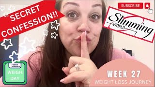 Slimming World Weigh in  week 27 slimmingworld weightloss weighdayresults weighin [upl. by Hanad]