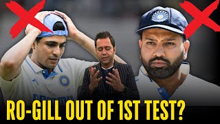 Gill Injured RoGill to miss the 1st Test  AakashVani [upl. by Alyhs]