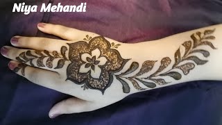 simple and beautiful omani mehndi design [upl. by Etnahc]