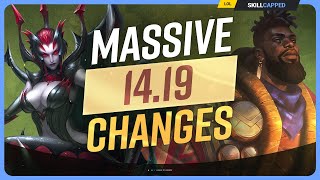 NEW PATCH 1419 CHANGES MASSIVE ITEM amp RUNE UPDATE  League of Legends [upl. by Ellehcor643]