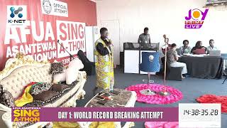 Joy Prime Livestream Afua Asantewaa‘s Singathon attempt Guinness World Record [upl. by Eecak103]