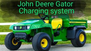 John Deere Gator charging system Stator and voltage regulator [upl. by Kcirej]