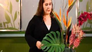 Make a Tropical Flower Arrangement [upl. by Lund]