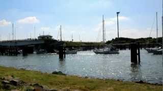 Kornwerderzand Waddenzee  Ijsselmeer Sluis Schleuse for Yachts [upl. by Aldon621]