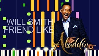 Will Smith  FRIEND LIKE ME FROM quotALADDINquot PRO MIDI REMAKE  CHORDS  quotin the style ofquot [upl. by Nylirak]