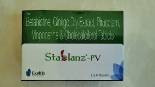 Brand Name Series  Drug 259  Tab Stablanz PV Betahistine  Vertigo  Dizziness  Exeltis [upl. by Fiertz84]