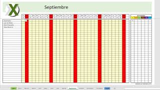 Herramientas Excel Gestión de Vacaciones [upl. by Diad]