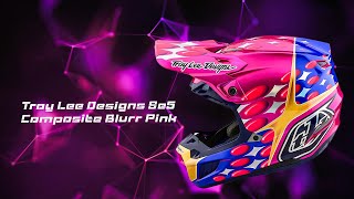 Troy Lee Designs Se5 Composite Blurr Pink [upl. by Epotimet]