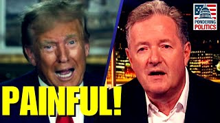 Piers Morgan BRUTALLY FACT CHECKED TO HIS FACE About Trump [upl. by Aiotal]