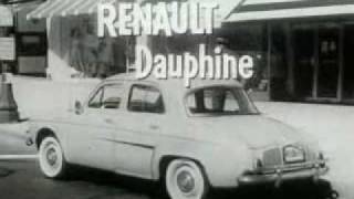 Renault Dauphine Classic TV Commercial 1958 [upl. by Sadinoel918]