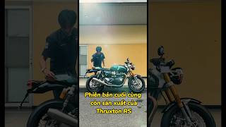 Thruxton 1200 RS Final Edition 2024  triumph fortheride thruxton final edition limited retro [upl. by Hainahpez]