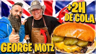 HICIMOS 3 HORAS DE COLA PARA COMER ESTA BURGER DE GEORGE MOTZ EN LONDRES [upl. by Carrillo]