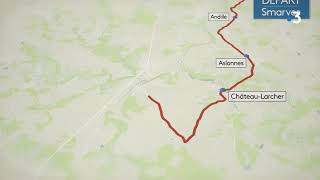 Tour PoitouCharentes 2022  Parcours Etape 4 contrelamontre entre Smarves 86 et Vivonne 86 [upl. by Tedmann]