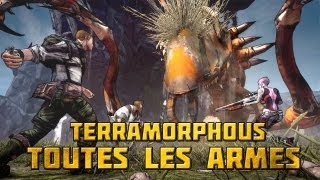 Borderlands 2 Toute les armes légendaires de terramorphous [upl. by Yemane167]