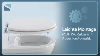 SCHÜTTE Montagevideo MDF WCSitz mit Absenkautomatik 801 805 841 [upl. by Hnilym827]