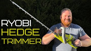 Ryobi Hedge Trimmer Review and how to maintain it [upl. by Alcot]