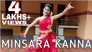 Minsara kanna  Padayappa  Dance Cover  Padma Shalini [upl. by Elpmid35]