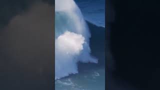 Conquering Giants The Biggest Wave Ever Surfed 🌊🏄‍♂️ BiggestWaveEverSurfed nazar surfing [upl. by Ailelc]