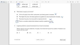 IGCSE Economics MCQs Practice and Tips  045511on23  2024 [upl. by Marlee]