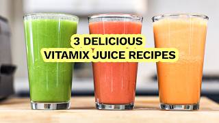 3 Delicious Vitamix Juice Recipes Carrot Celery amp Grapefruit Blends [upl. by Koeninger]