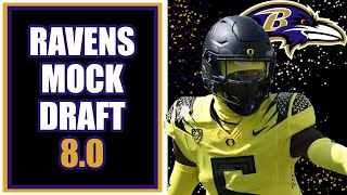 BALTIMORE RAVENS MOCK DRAFT 80 [upl. by Campbell663]