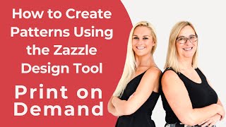 How to Create Patterns with Shapes Using the Zazzle Design Tool [upl. by Akimik598]