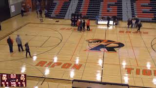 Ripon High School vs North Fond du Lac High School Mens Varsity Basketball [upl. by Devy756]